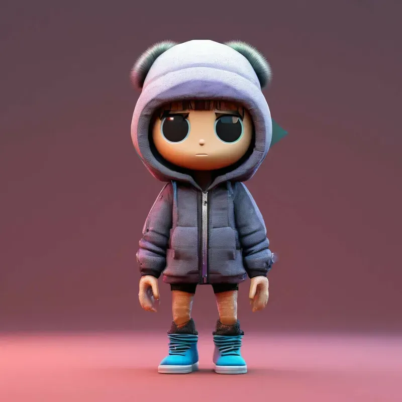 Hình ảnh 3D chibi 2