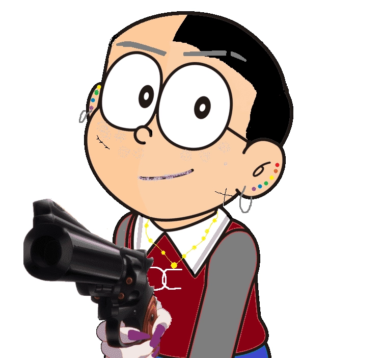 Thử tài vẽ Nobita cute với những hình ảnh đáng yêu