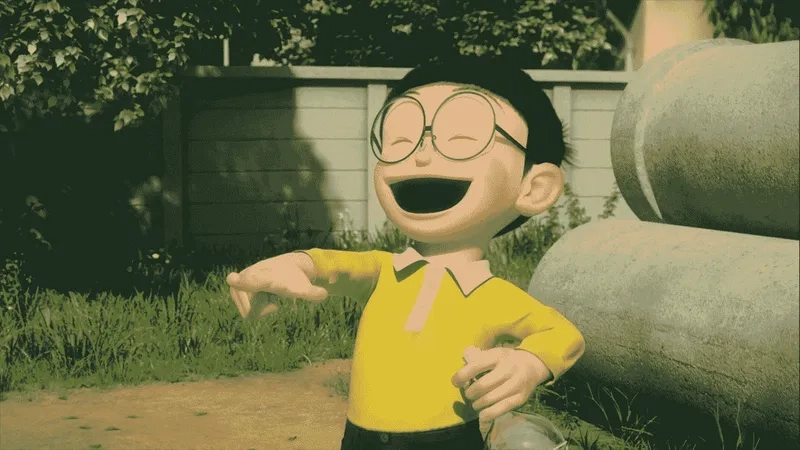 Hình ảnh của Nobita ngầu, làm mới thiết bị cá nhân