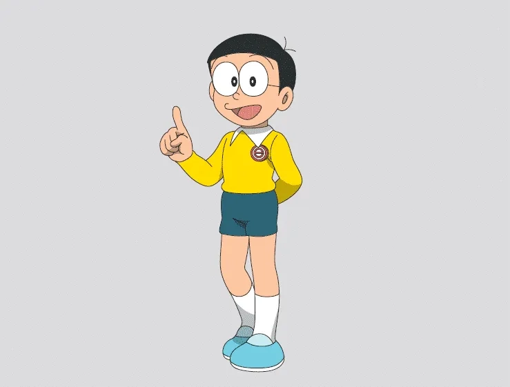 Tải ảnh Nobita ngầu để làm ảnh nền điện thoại