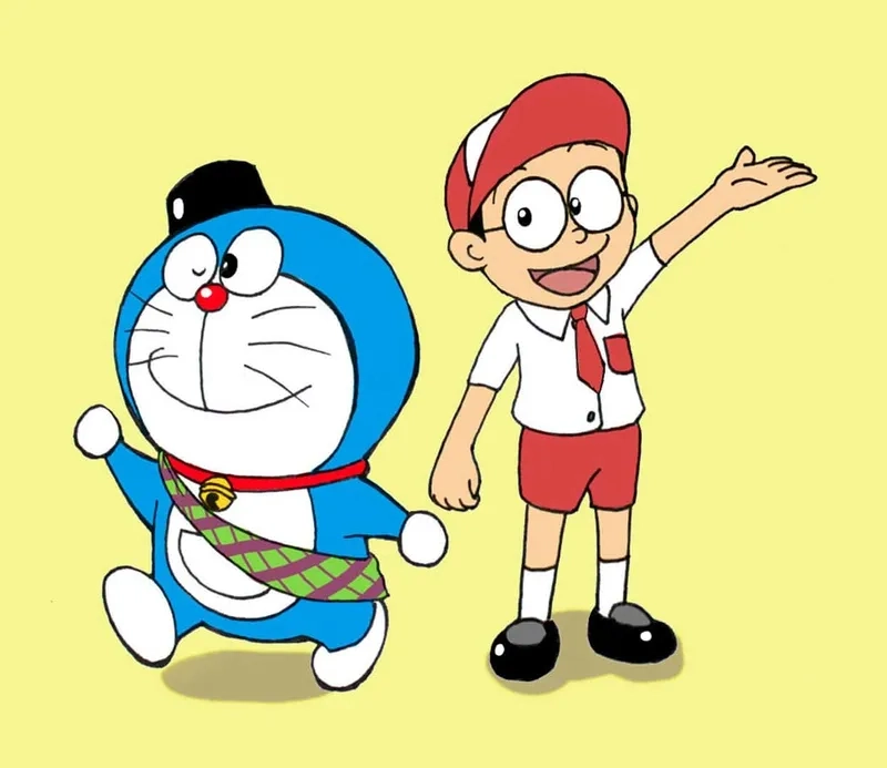 Ý tưởng hình xăm Nobita và Xuka độc đáo, đầy sáng tạo