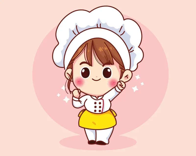 Hình ảnh đầu bếp chibi 35