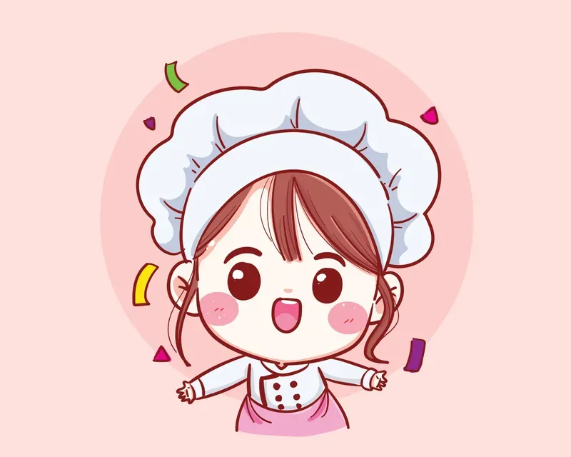 Hình ảnh đầu bếp chibi 28