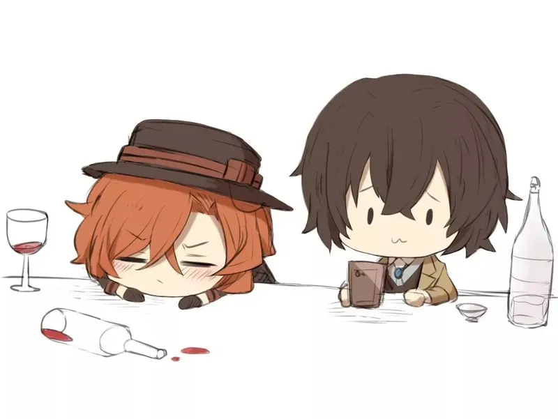 Hình ảnh Dazai chibi 15