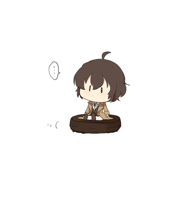 Hình ảnh Dazai chibi 3