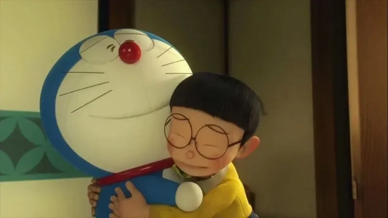 Hình Doremon và Nobita dễ thương, phù hợp làm hình nền