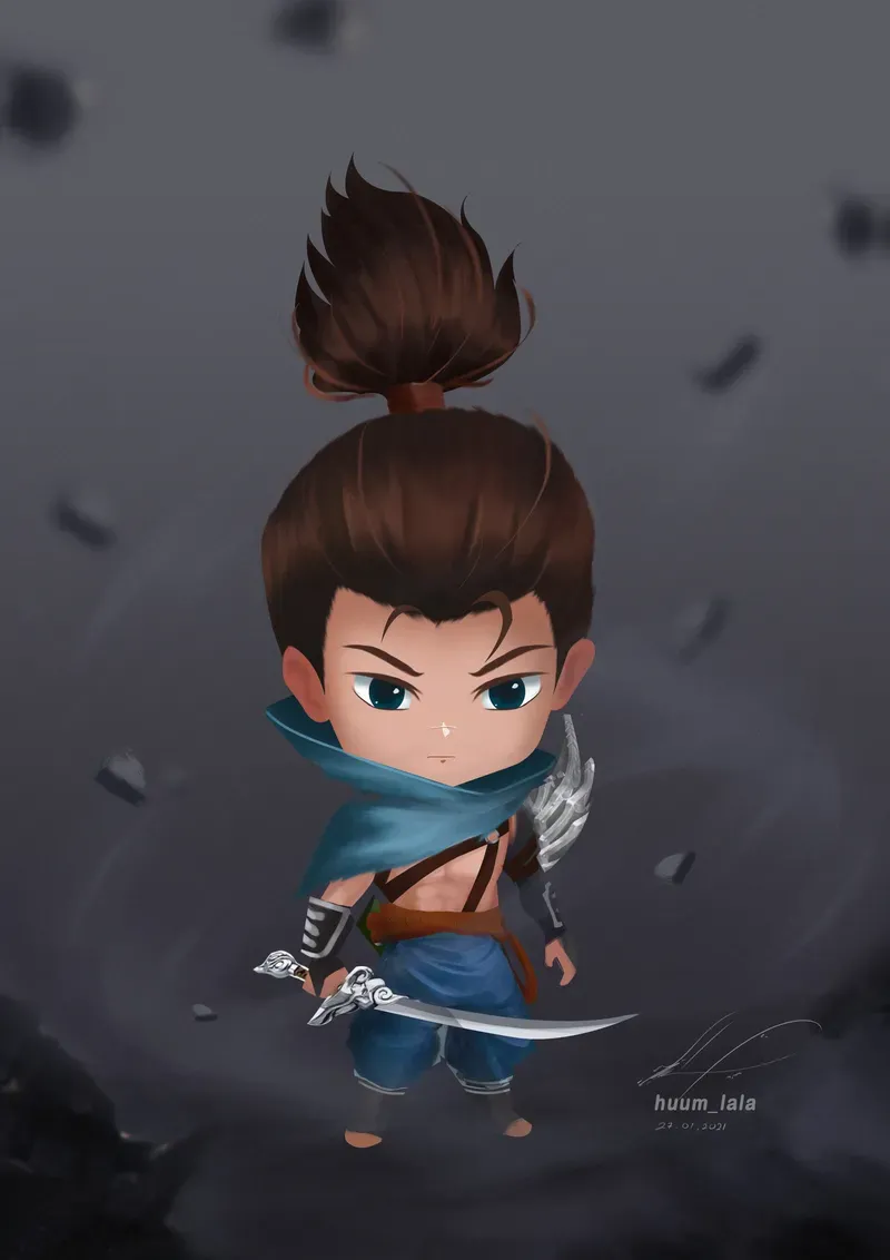 Hình ảnh Yasuo chibi 1